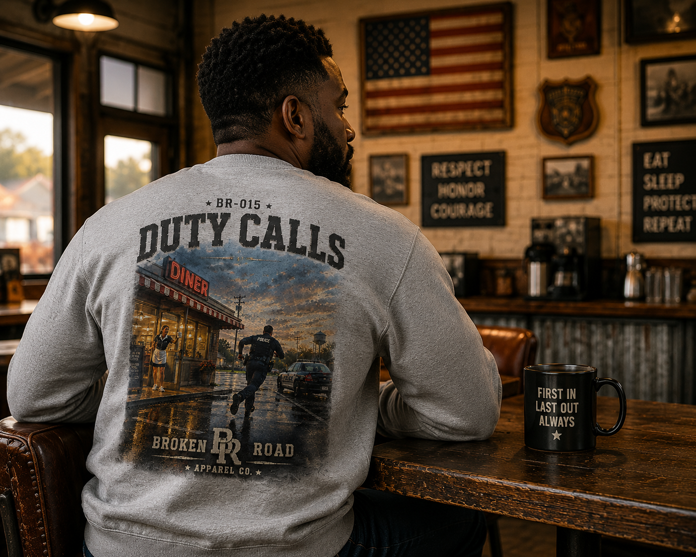 Duty Calls™ | Heavy Blend Crewneck Sweatshirt | Broken Road Apparel Co.