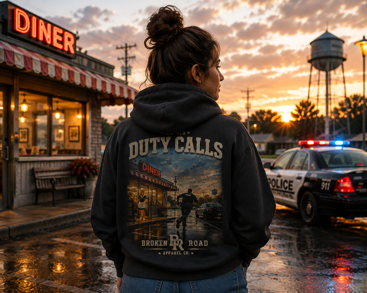 Duty Calls™ | Heavy Blend Hoodie | Broken Road Apparel Co.