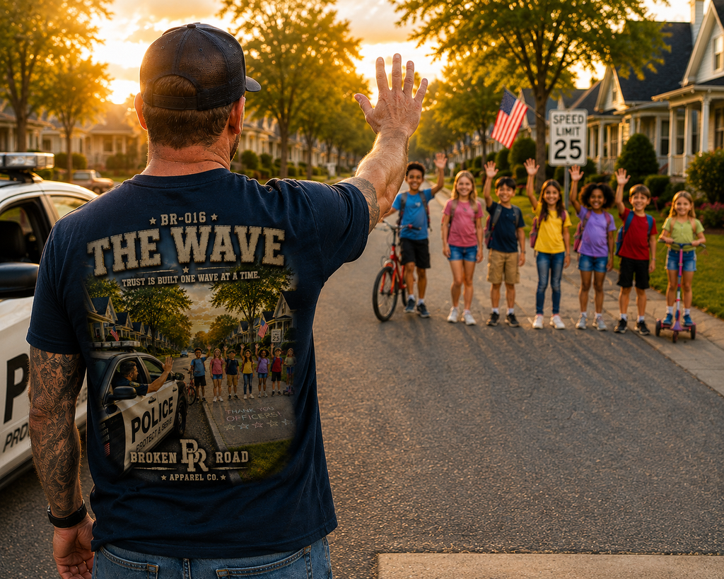 The Wave™ | Premium Garment-Dyed T-Shirt | Broken Road Apparel Co.