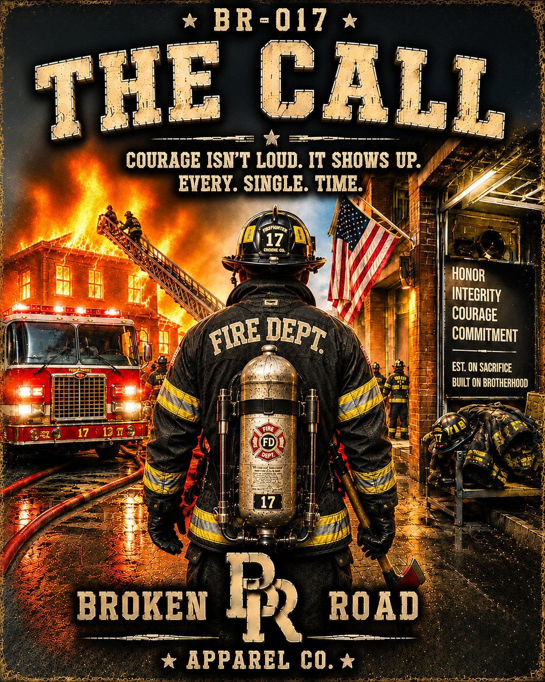 The Call™ | Premium Garment-Dyed T-Shirt | Broken Road Apparel Co.