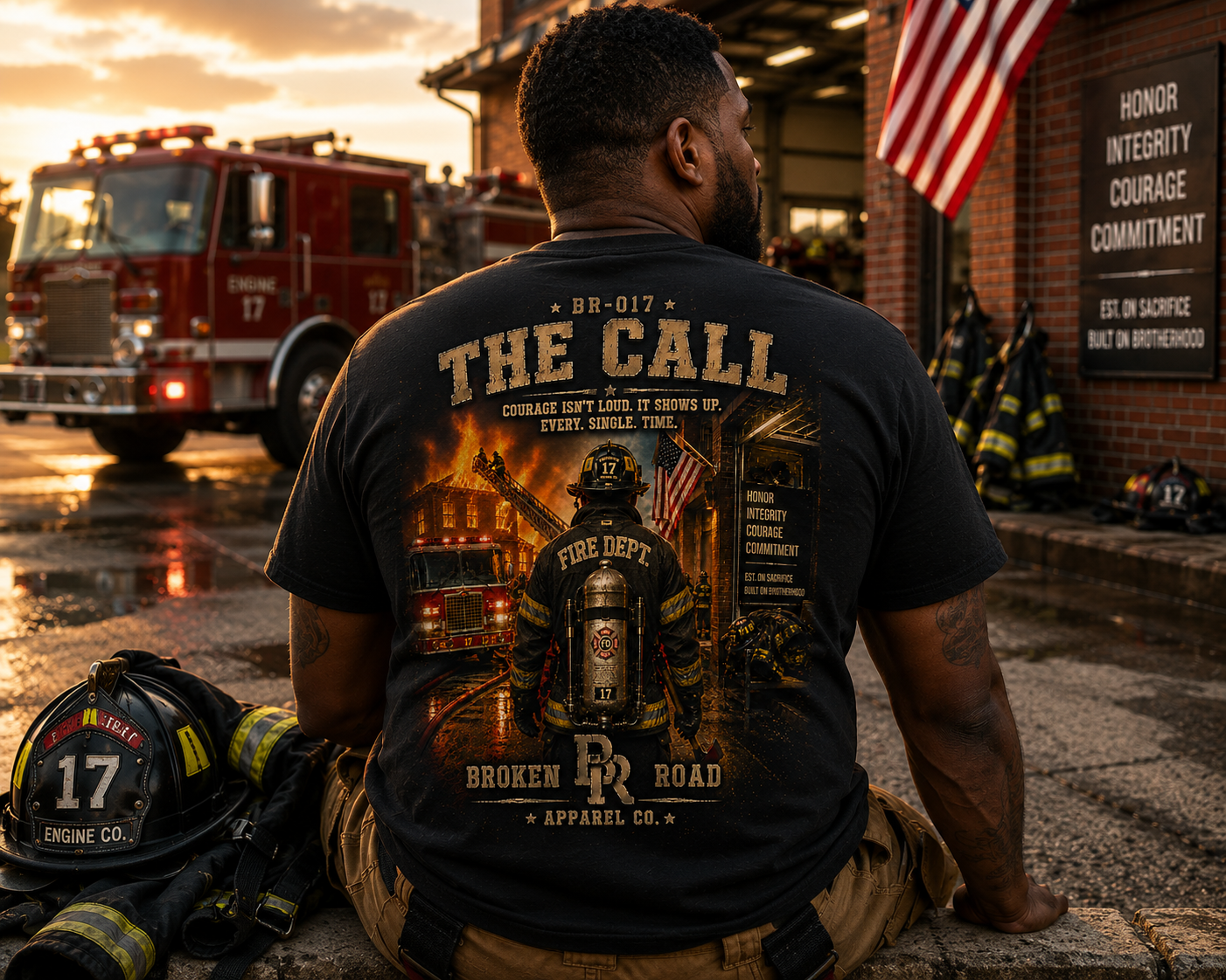 The Call™ | Premium Garment-Dyed T-Shirt | Broken Road Apparel Co.