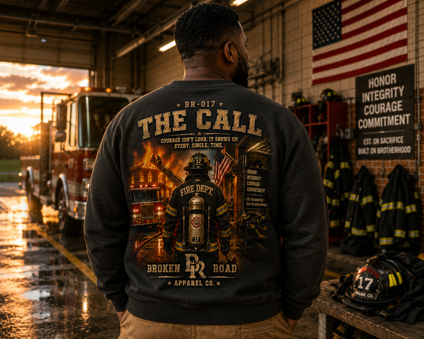 The Call™ | Heavy Blend Crewneck Sweatshirt | Broken Road Apparel Co.