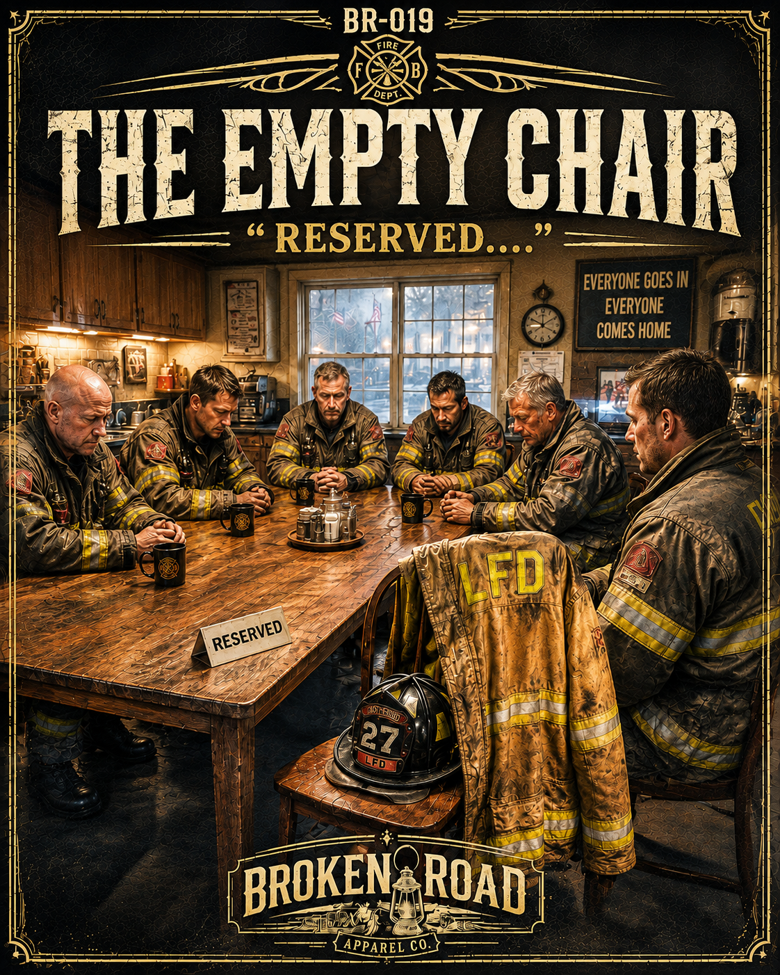 The Empty Chair™ | Heavy Blend Hoodie | Broken Road Apparel Co.