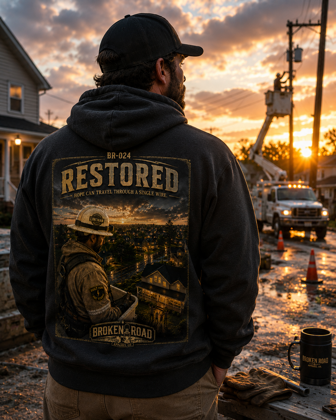 Restored™ | Heavy Blend Hoodie | Broken Road Apparel Co.