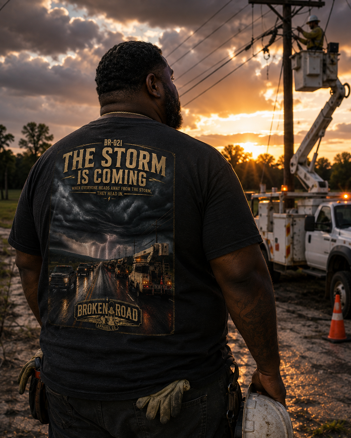 The Storm Is Coming™ | Premium Garment-Dyed T-Shirt | Broken Road Apparel Co.