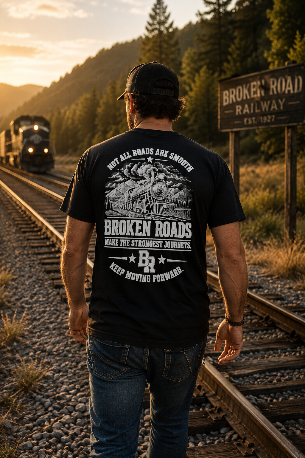Not All Roads Are Smooth – Broken Road Tee