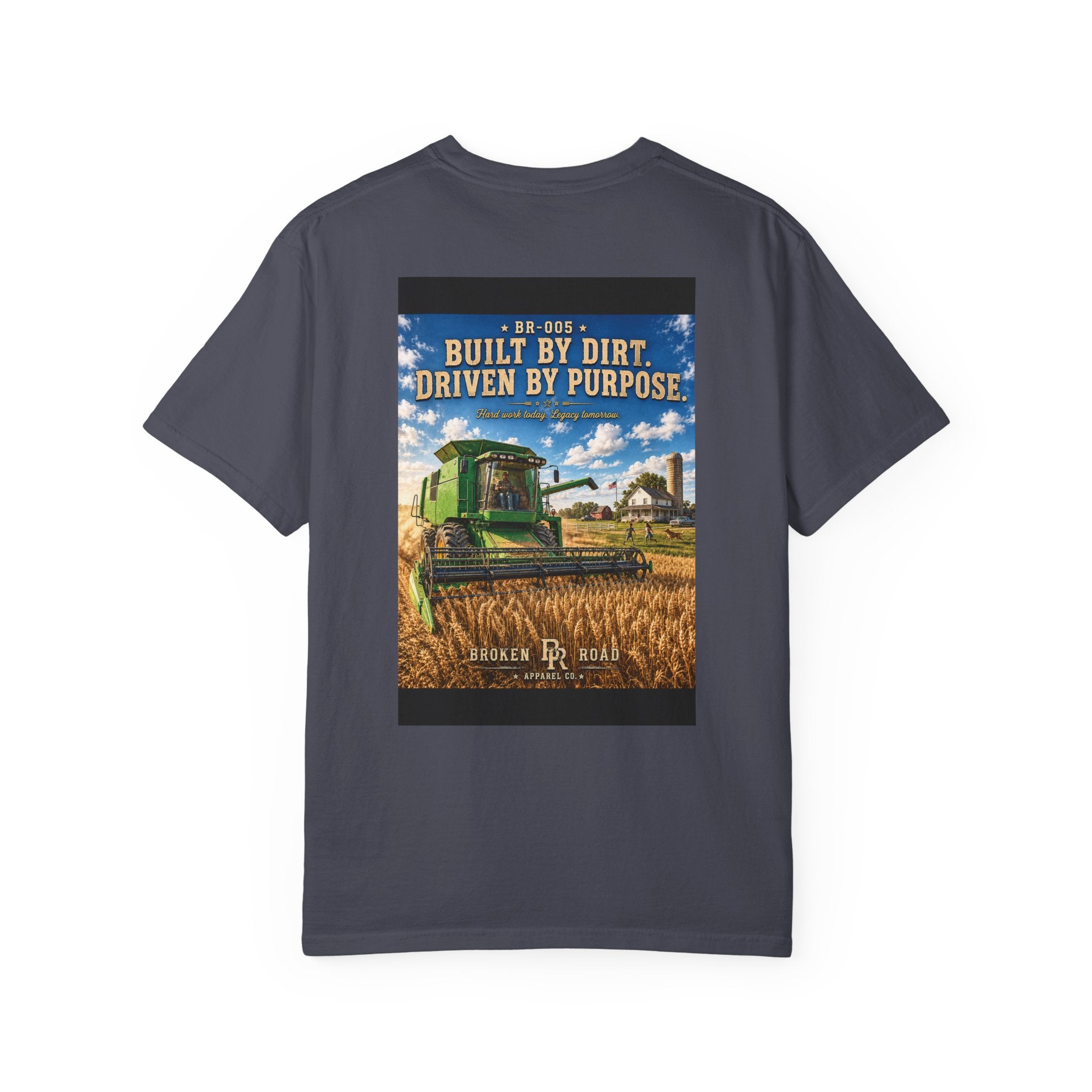 Built By Dirt™ | Premium Garment-Dyed T-Shirt | Broken Road Apparel Co.