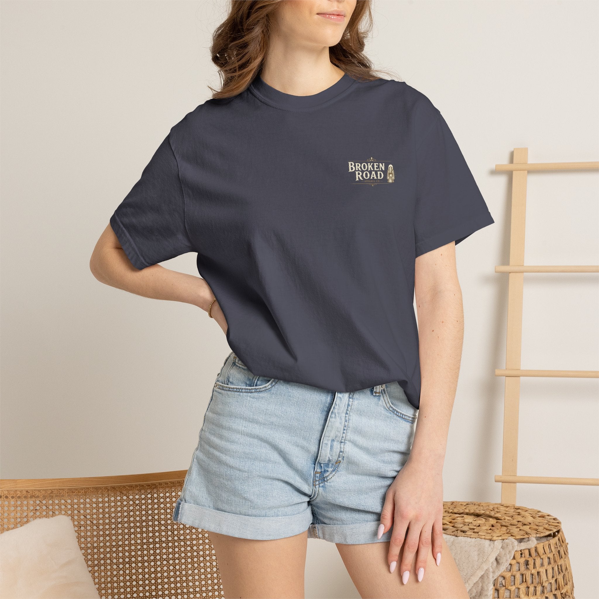 Proud Hero™ | Premium Garment-Dyed T-Shirt | Broken Road Apparel Co.