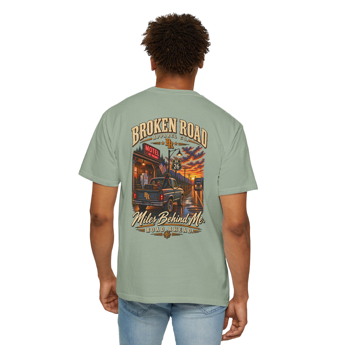 Miles Behind Me. Road Ahead. T-Shirt | Broken Road Apparel Co. – Broken Road Tee