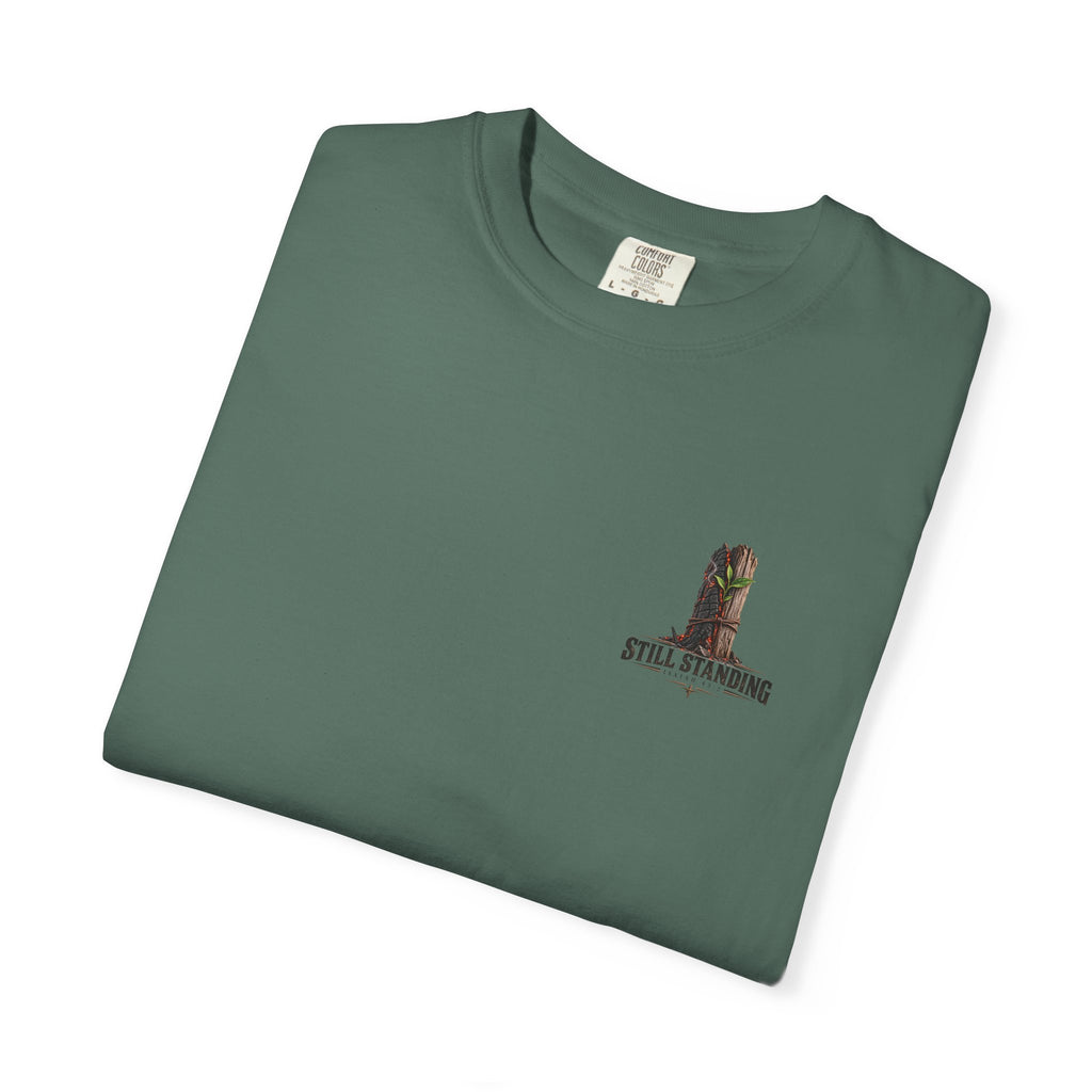 The Fire Didn't Take Me™ - The Narrow Road Collection | Premium Garment-Dyed T-Shirt | Broken Road Apparel Co.