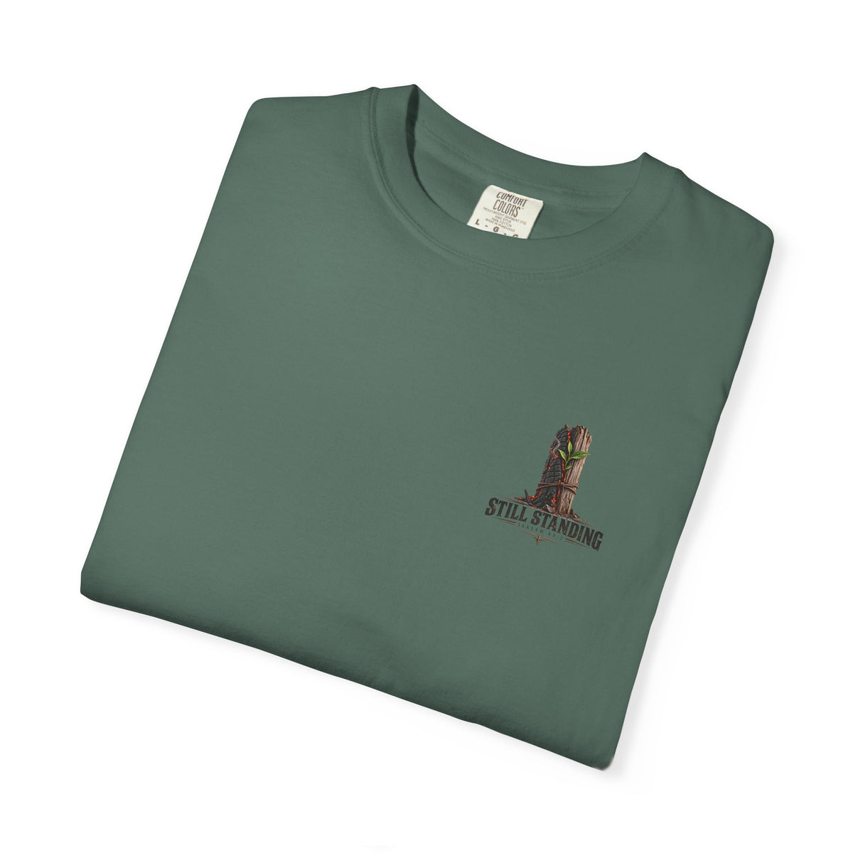 The Fire Didn't Take Me™ - The Narrow Road Collection | Premium Garment-Dyed T-Shirt | Broken Road Apparel Co.