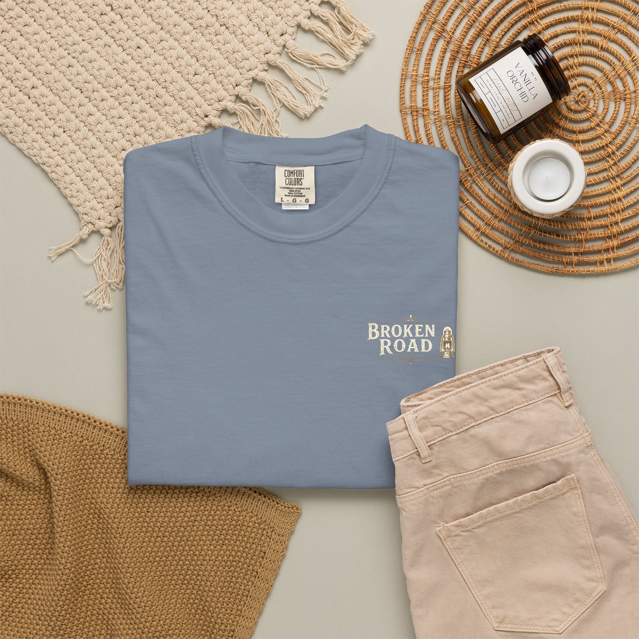 End Of Shift™ | Premium Garment-Dyed T-Shirt | Broken Road Apparel Co.