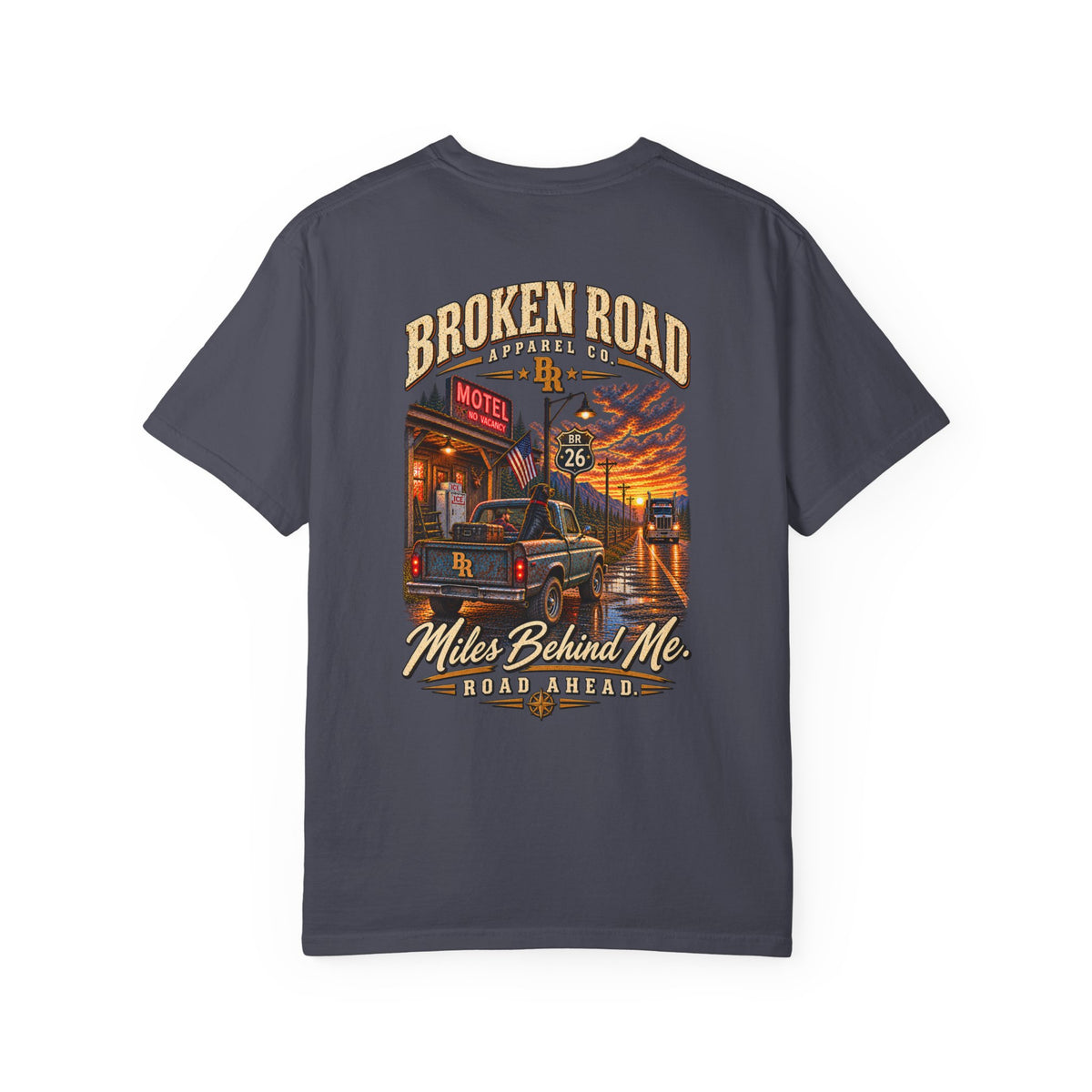 Miles Behind Me. Road Ahead. T-Shirt | Broken Road Apparel Co. – Broken Road Tee