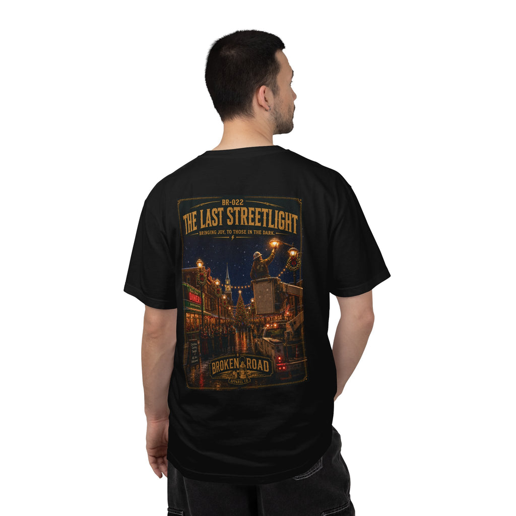 The Last Streetlight™ | Premium Garment-Dyed T-Shirt | Broken Road Apparel Co.