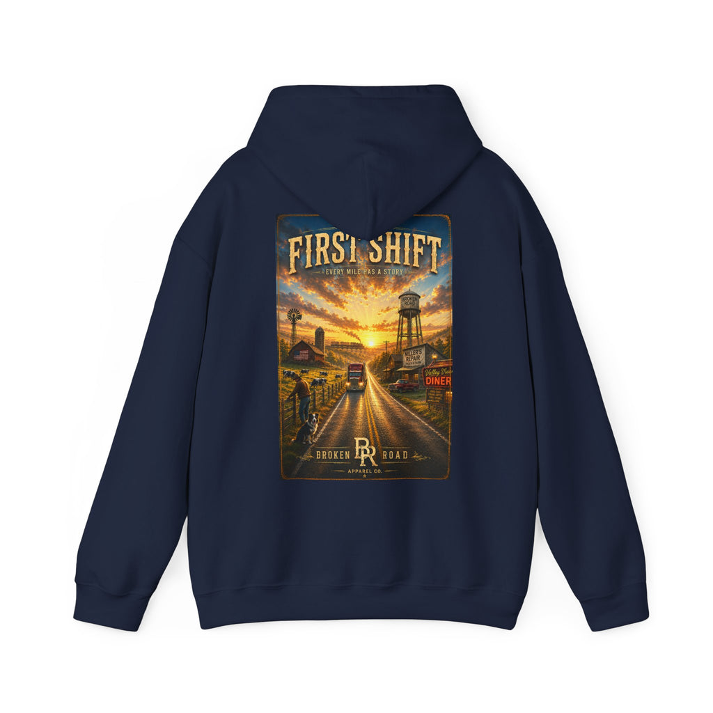 The First Shift™ | Heavy Blend Hoodie