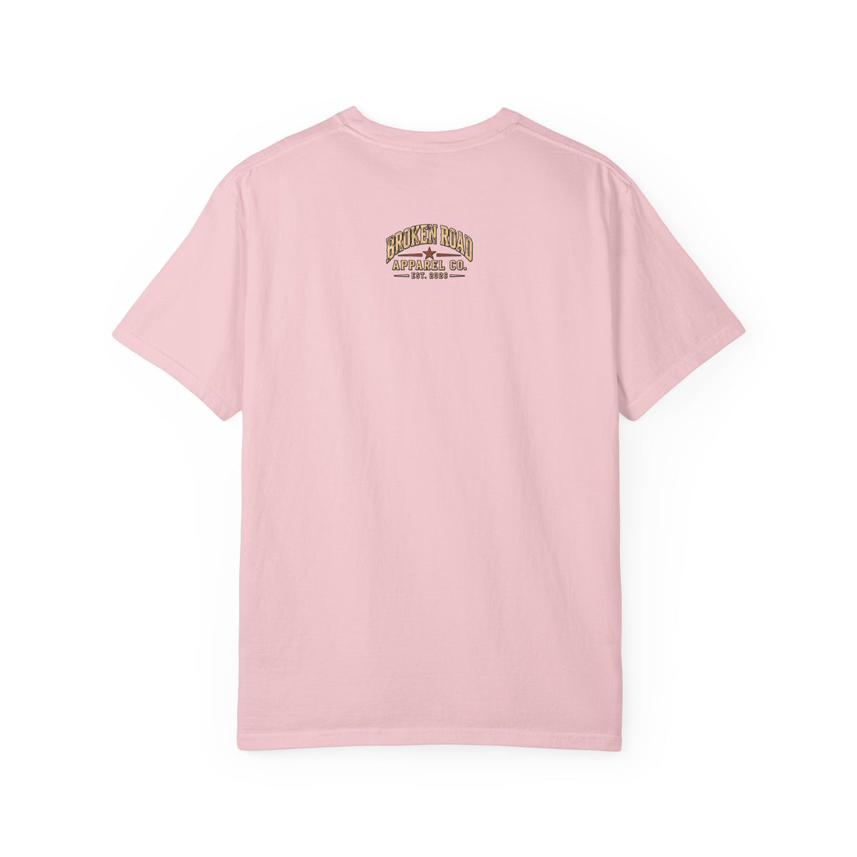 The Road Behind Made Me – Vintage Broken Road T-Shirt / Unisex Garment-Dyed T-shirt