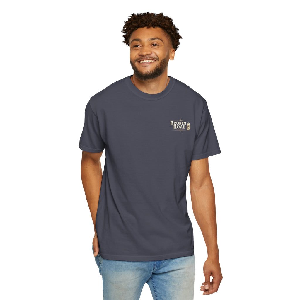 Finally Home™ | Premium Garment-Dyed T-Shirt | Broken Road Apparel Co.