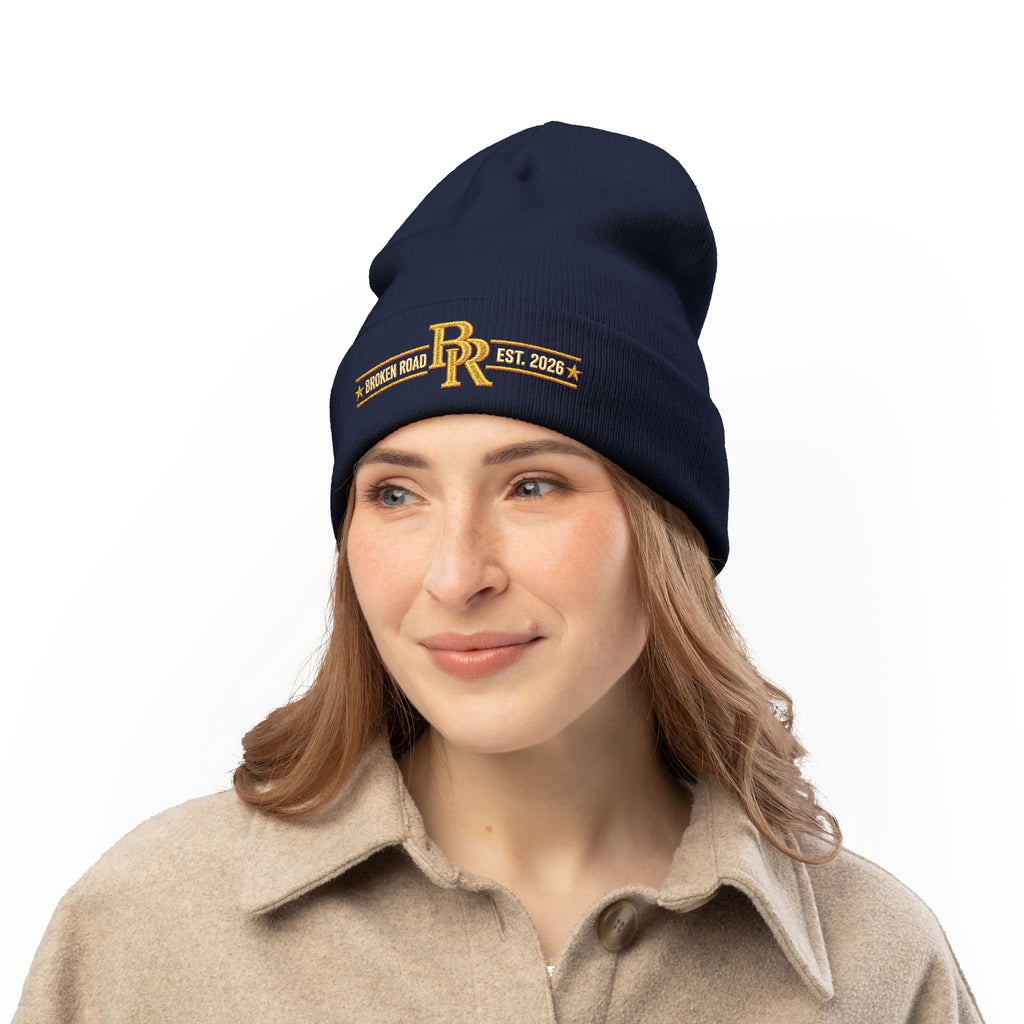 The Night Shift – Embroidered Knit Beanie