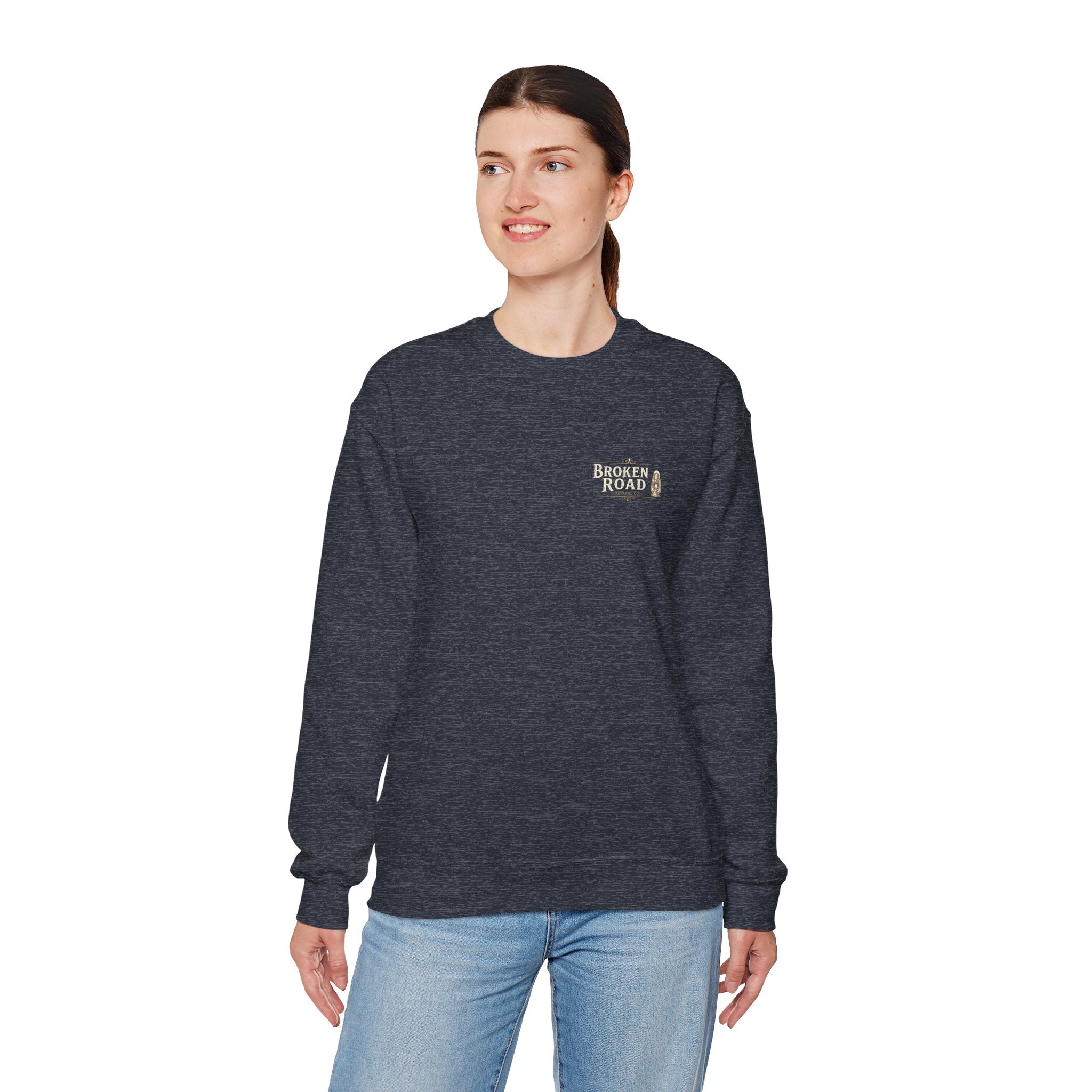 End Of Shift™ | Heavy Blend Crewneck Sweatshirt | Broken Road Apparel Co.