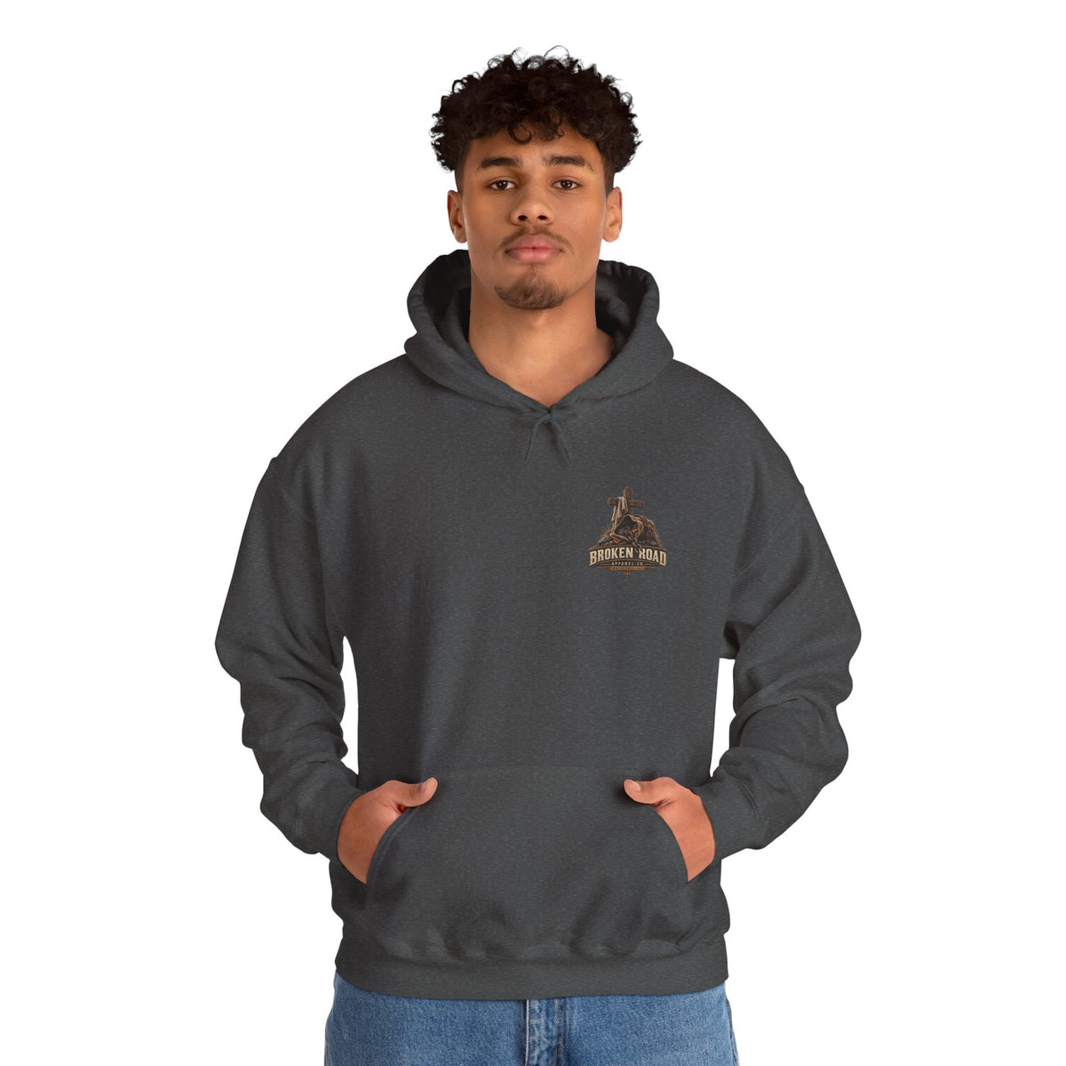 The Weight I Don't Carry™ - The Narrow Road Collection | Heavy Blend Hoodie | Broken Road Apparel Co.
