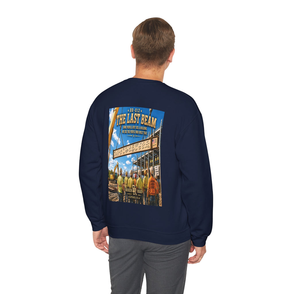 The Last Beam™ | Heavy Blend Crewneck Sweatshirt | Broken Road Apparel Co.