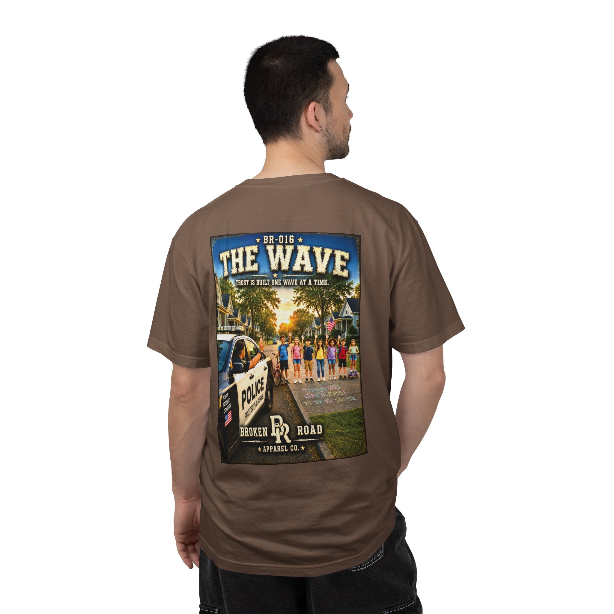 The Wave™ | Premium Garment-Dyed T-Shirt | Broken Road Apparel Co.