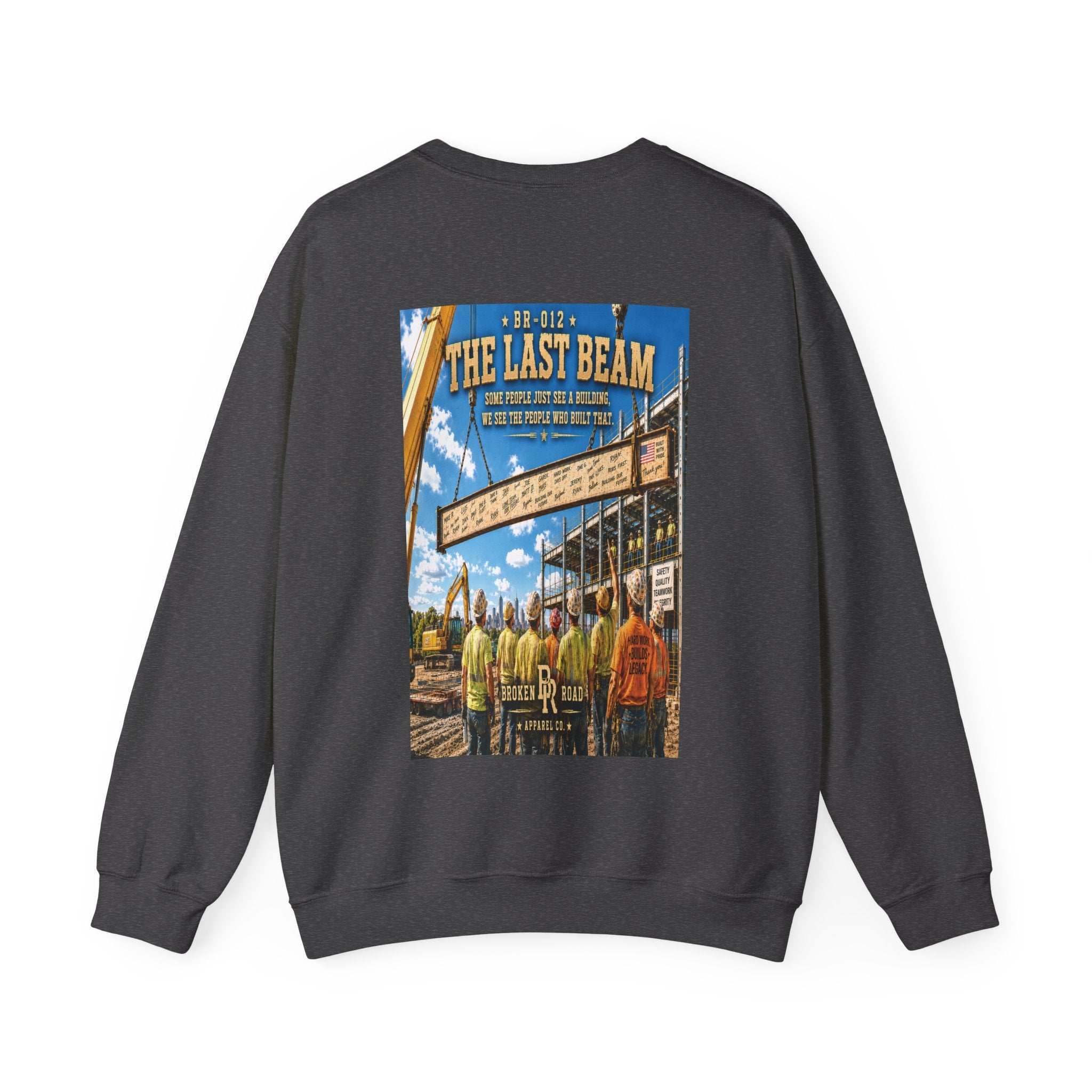 The Last Beam™ | Heavy Blend Crewneck Sweatshirt | Broken Road Apparel Co.