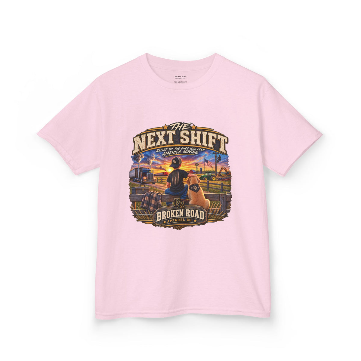 The Next Shift™ Male Kids Graphic Tee | Broken Road Apparel Co.