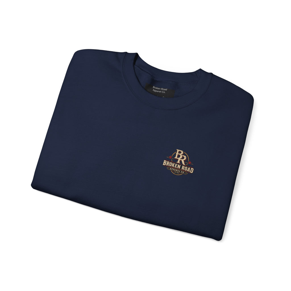 Honor • Service • Sacrifice™ - Broken Road Gear | EMS Heavy Blend Crewneck Sweatshirt | Broken Road Apparel Co.