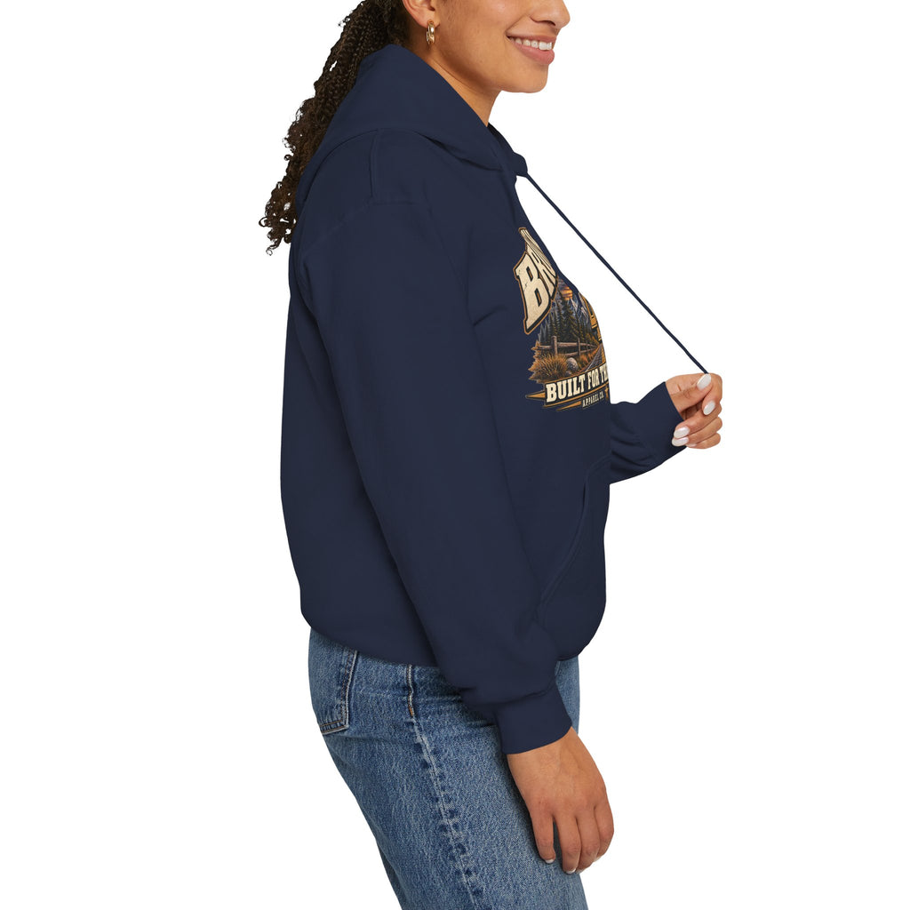 Built For The Long Way™ - Broken Road Gear | Heavy Blend Hoodie | Broken Road Apparel Co.