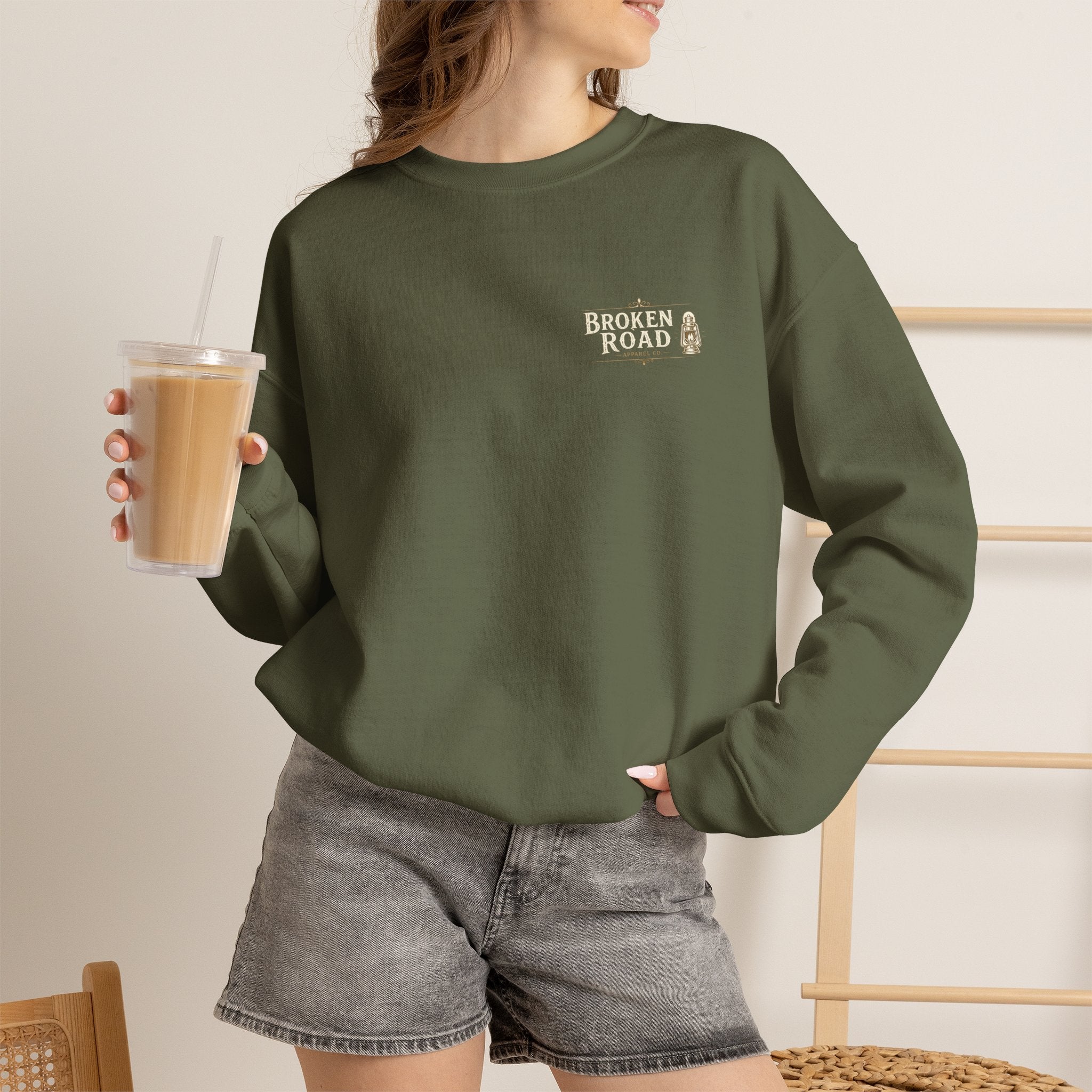 Proud Hero™ | Heavy Blend Crewneck Sweatshirt | Broken Road Apparel Co.