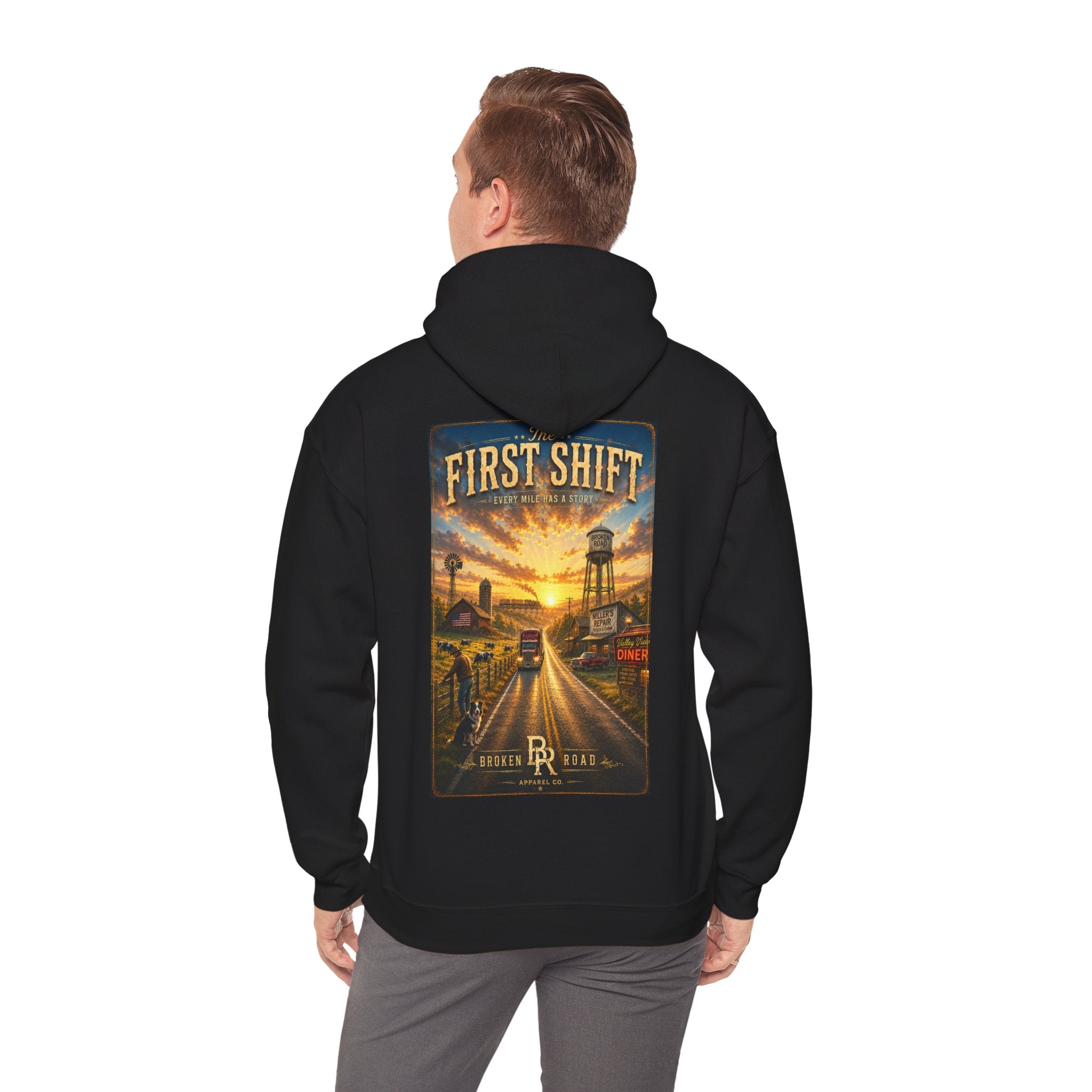 The First Shift™ | Heavy Blend Hoodie