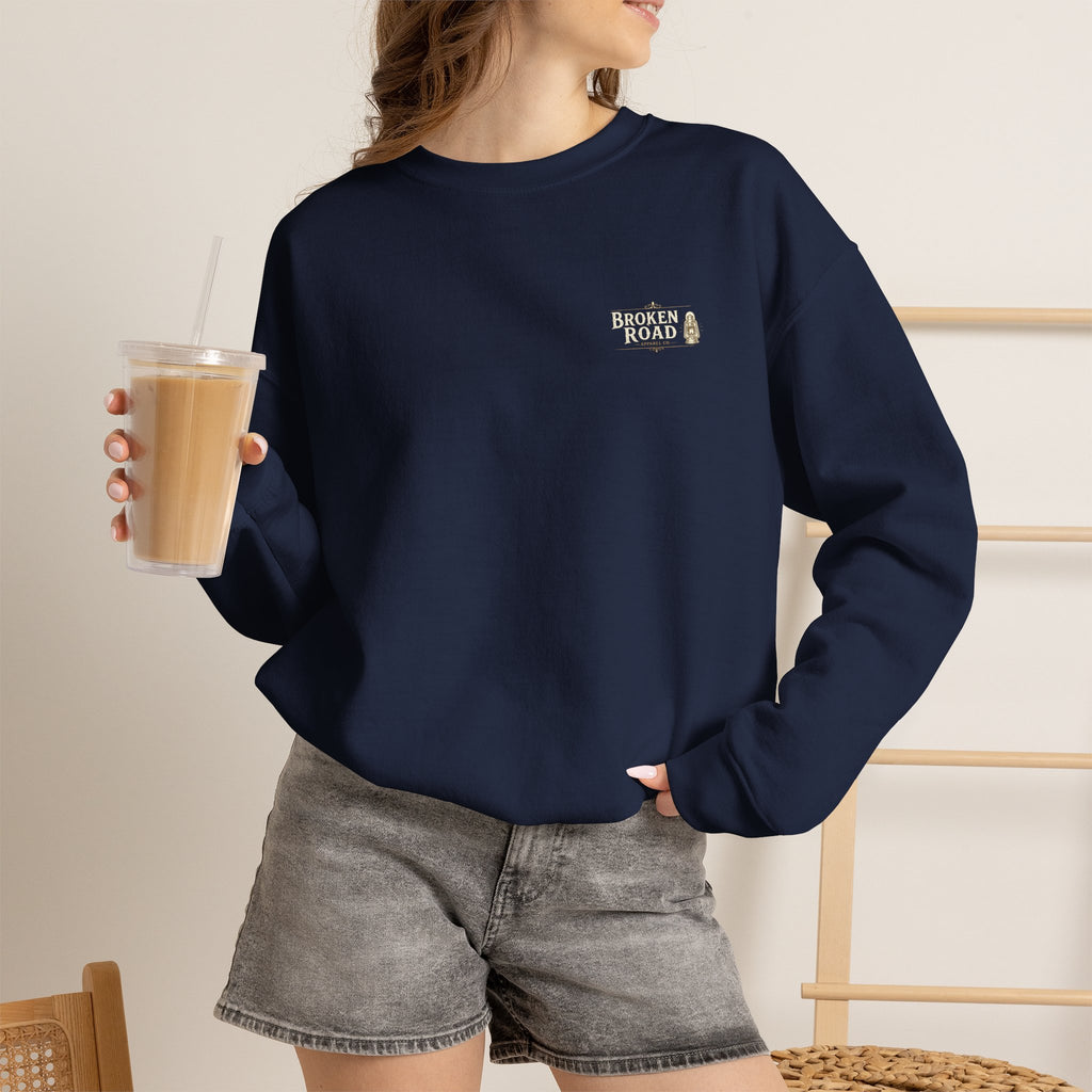 The First Shift™ | Heavy Blend Crewneck Sweatshirt | Broken Road Apparel Co.