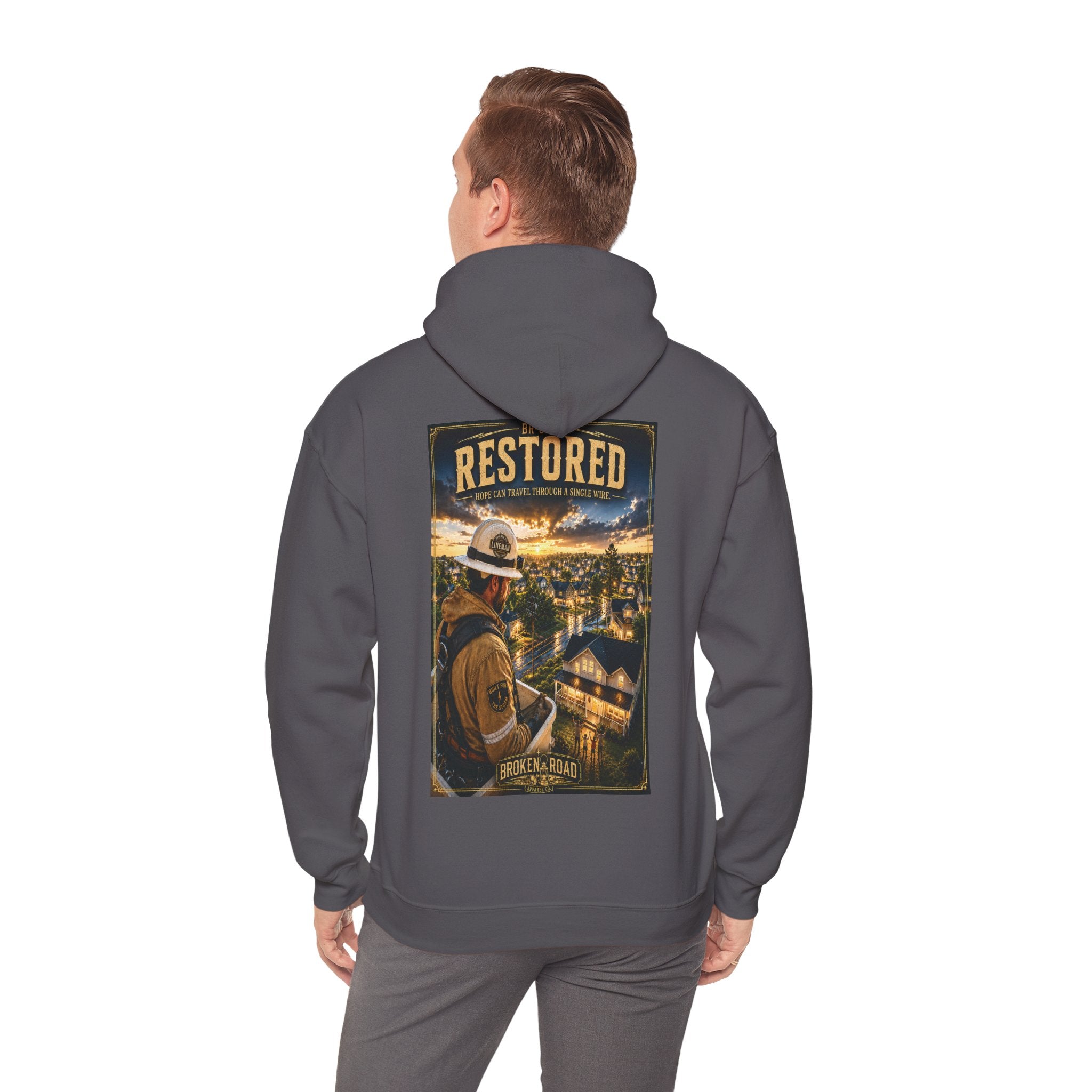 Restored™ | Heavy Blend Hoodie | Broken Road Apparel Co.
