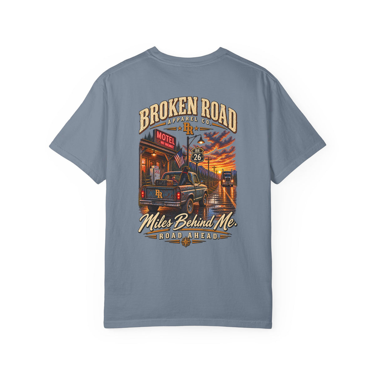 Miles Behind Me. Road Ahead. T-Shirt | Broken Road Apparel Co. – Broken Road Tee