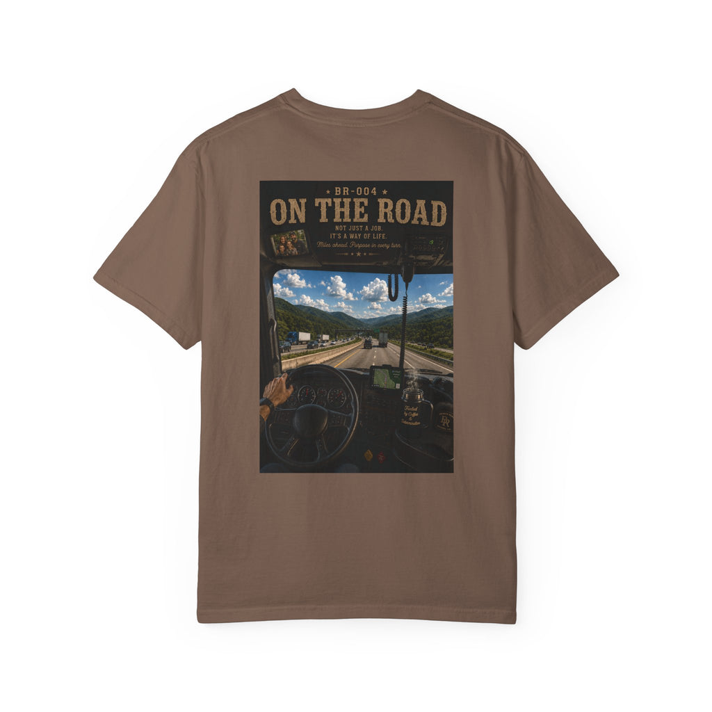 On The Road™ | Premium Garment-Dyed T-Shirt | Broken Road Apparel Co.
