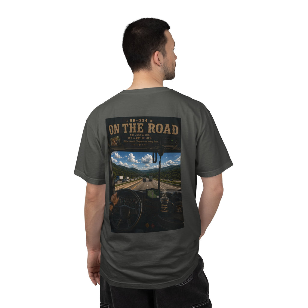 On The Road™ | Premium Garment-Dyed T-Shirt | Broken Road Apparel Co.