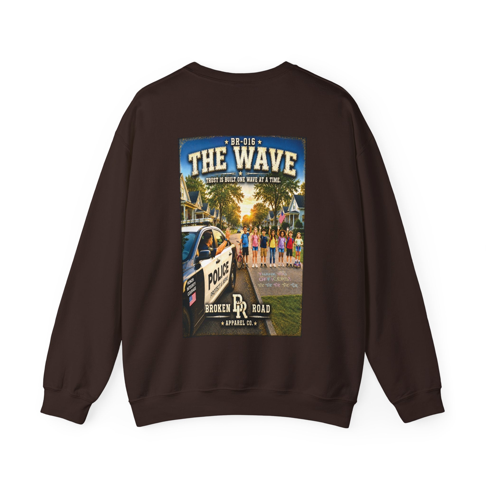 The Wave™ | Heavy Blend Crewneck Sweatshirt | Broken Road Apparel Co.