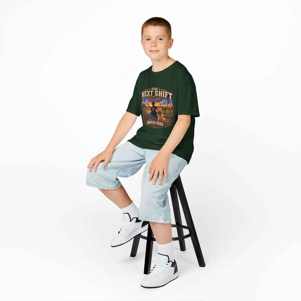 The Next Shift™ Male Kids Graphic Tee | Broken Road Apparel Co.