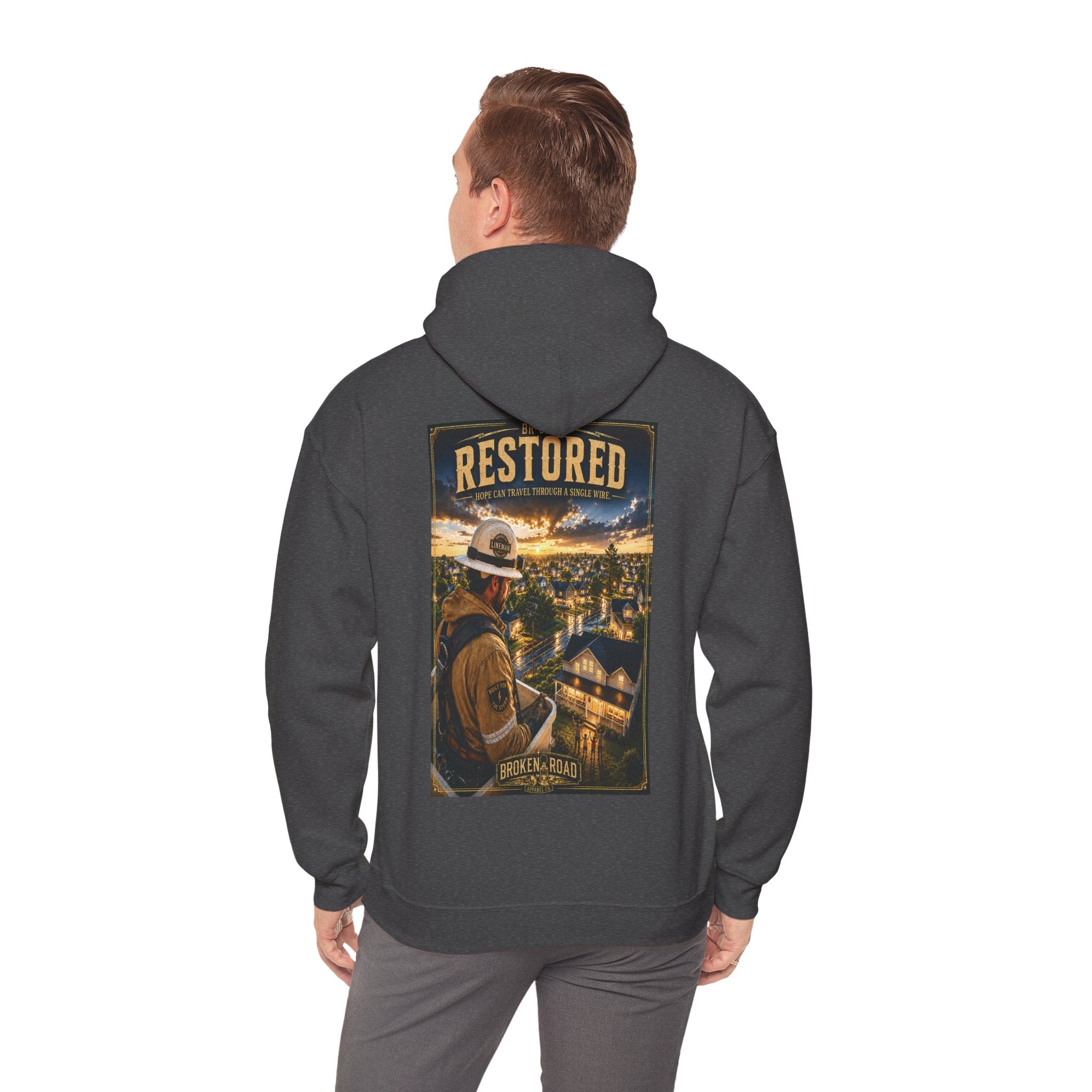 Restored™ | Heavy Blend Hoodie | Broken Road Apparel Co.