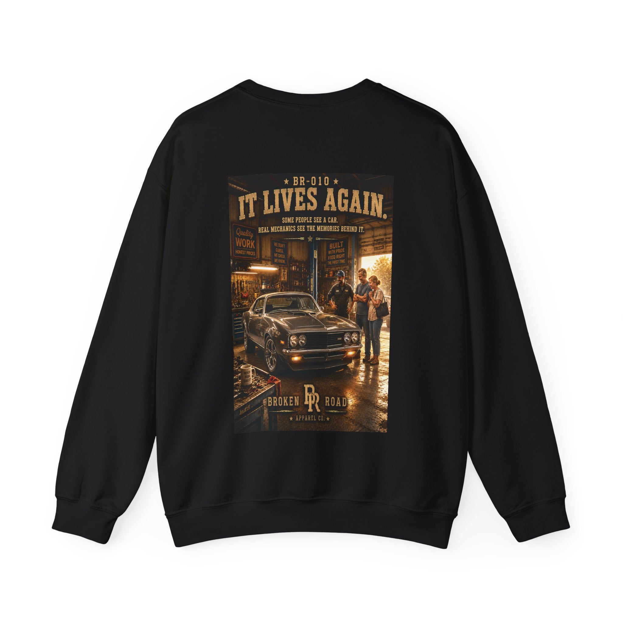 It Lives Again™ | Heavy Blend Crewneck Sweatshirt | Broken Road Apparel Co.