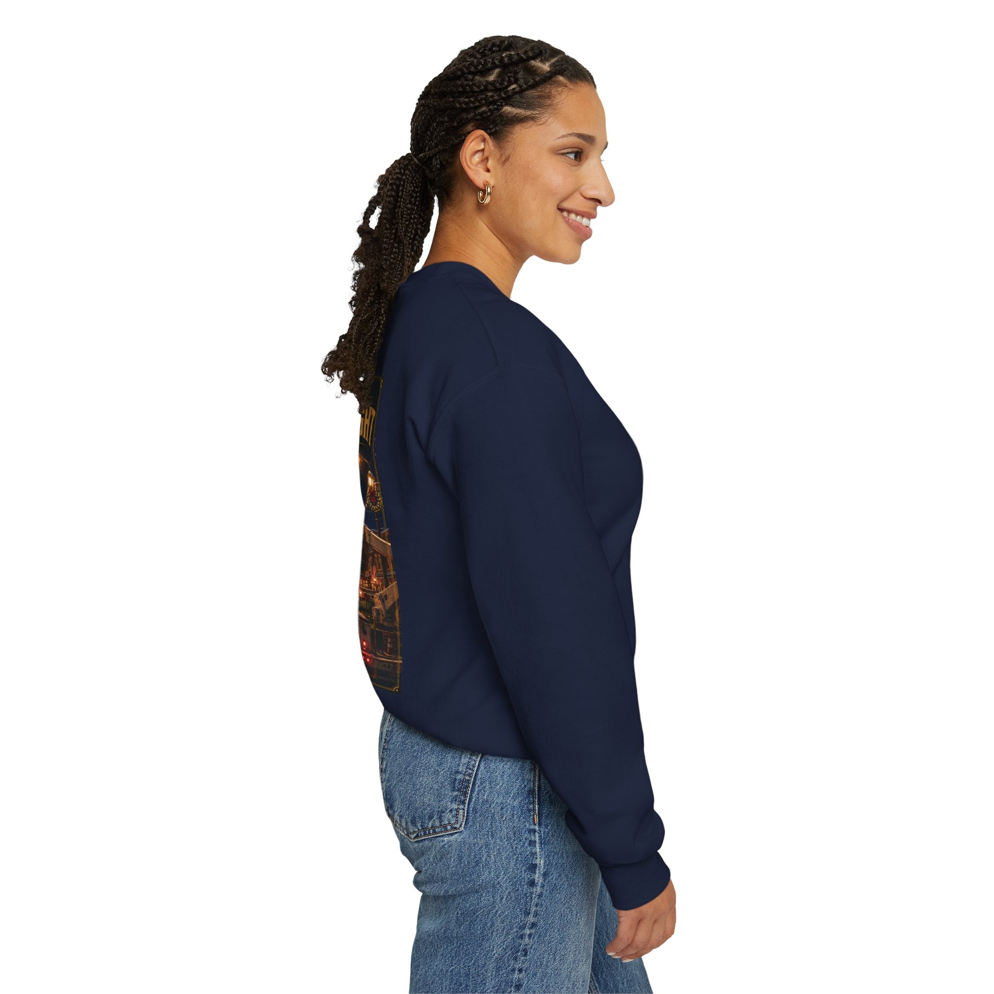 The Last Streetlight™ | Heavy Blend Crewneck Sweatshirt | Broken Road Apparel Co.