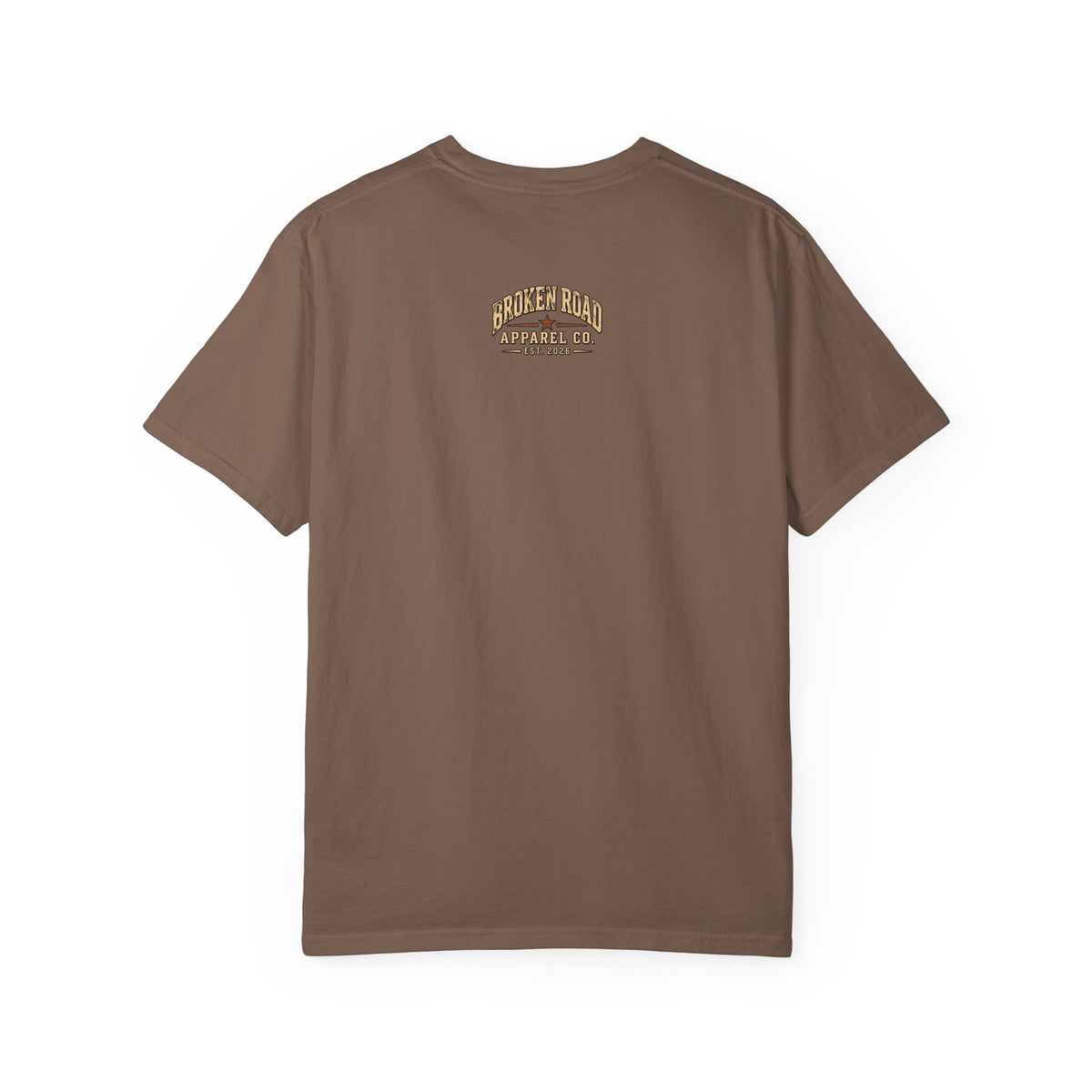 The Road Behind Made Me – Vintage Broken Road T-Shirt / Unisex Garment-Dyed T-shirt