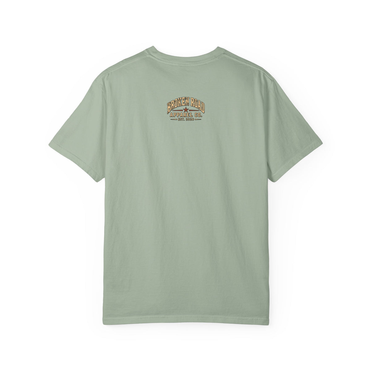 The Road Behind Made Me – Vintage Broken Road T-Shirt / Unisex Garment-Dyed T-shirt