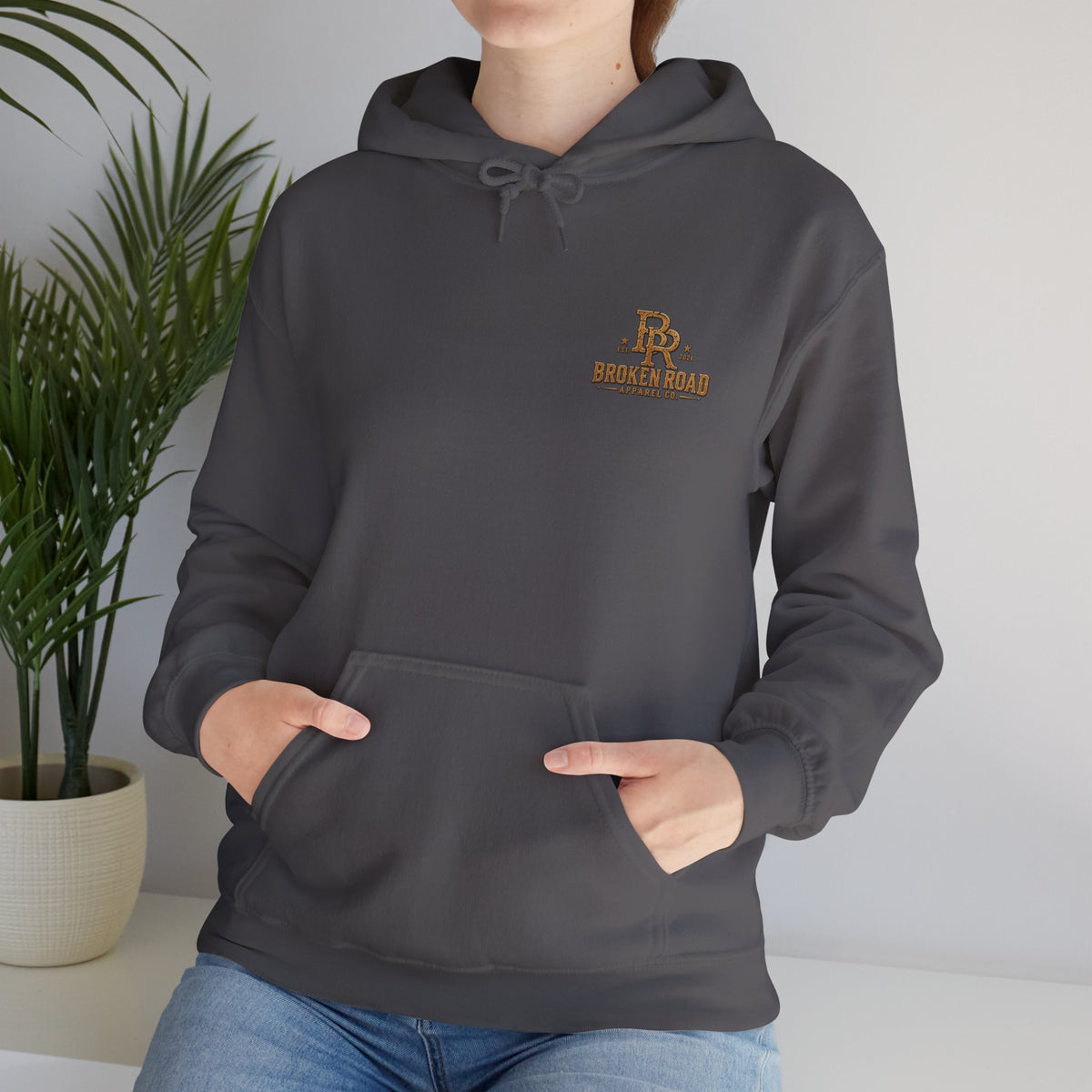 Miles Behind Me. Road Ahead.™ | Heavy Blend Hoodie | Broken Road Apparel Co.