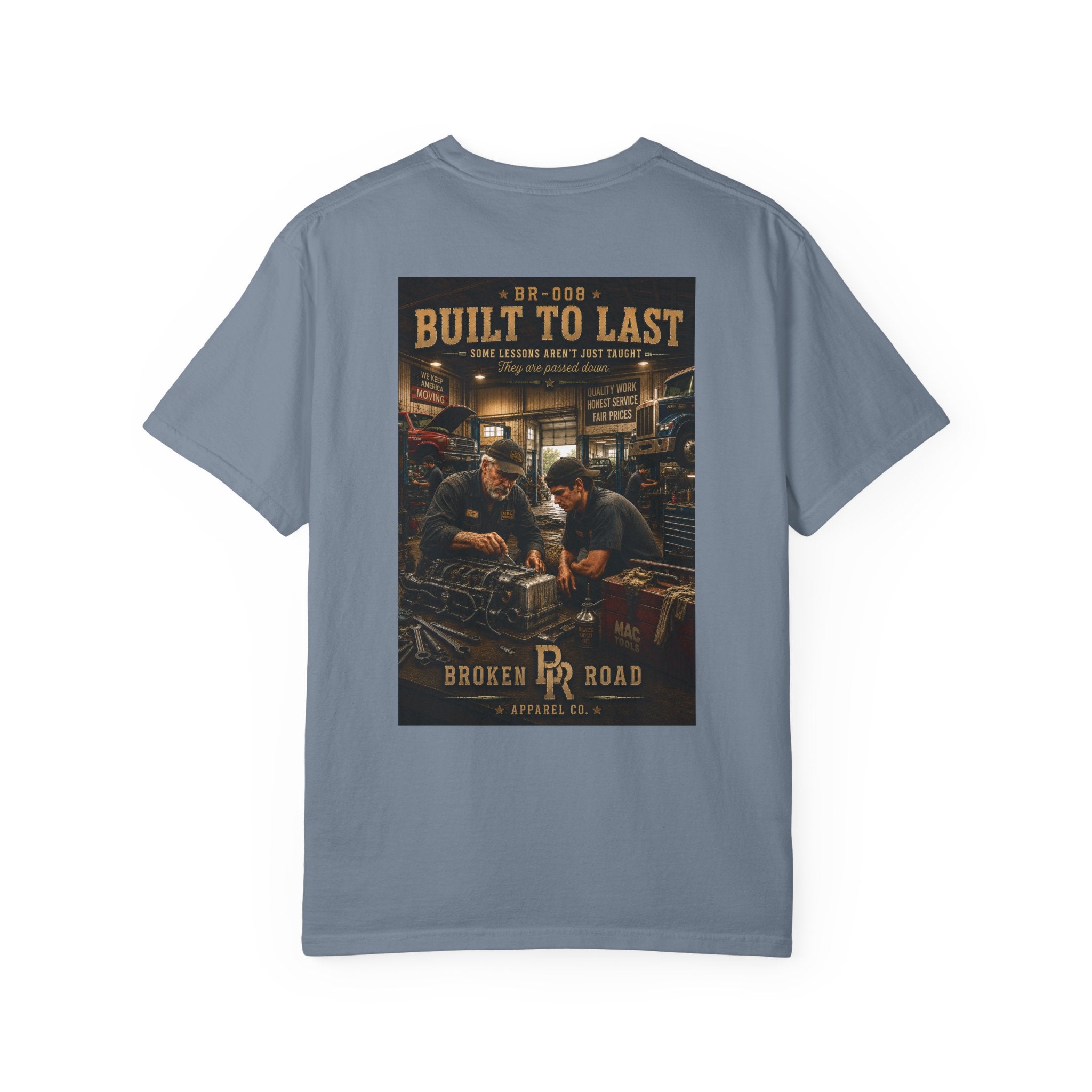 Built To Last™ | Premium Garment-Dyed T-Shirt | Broken Road Apparel Co.