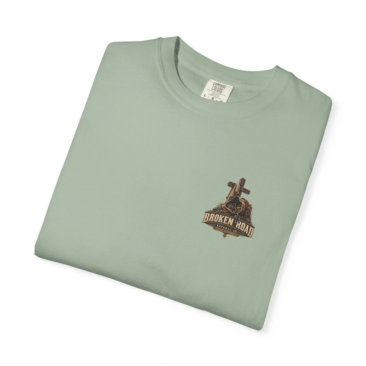The Weight I Don't Carry™ - The Narrow Road Collection | Premium Garment-Dyed T-Shirt | Broken Road Apparel Co.