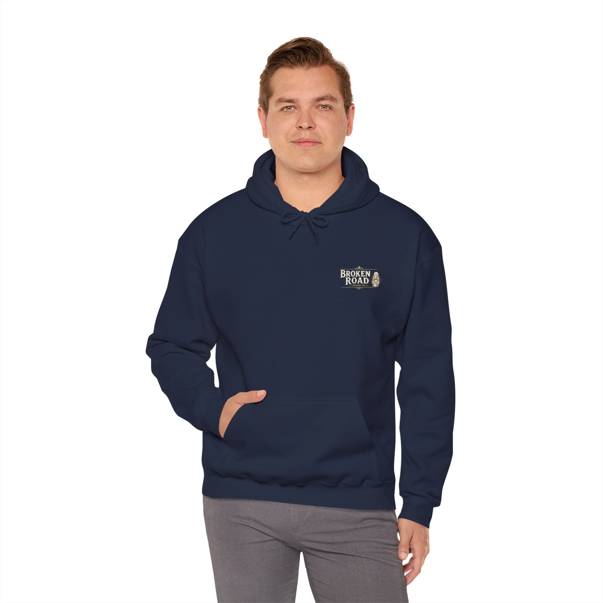 Finally Home™ | Heavy Blend Hoodie | Broken Road Apparel Co.