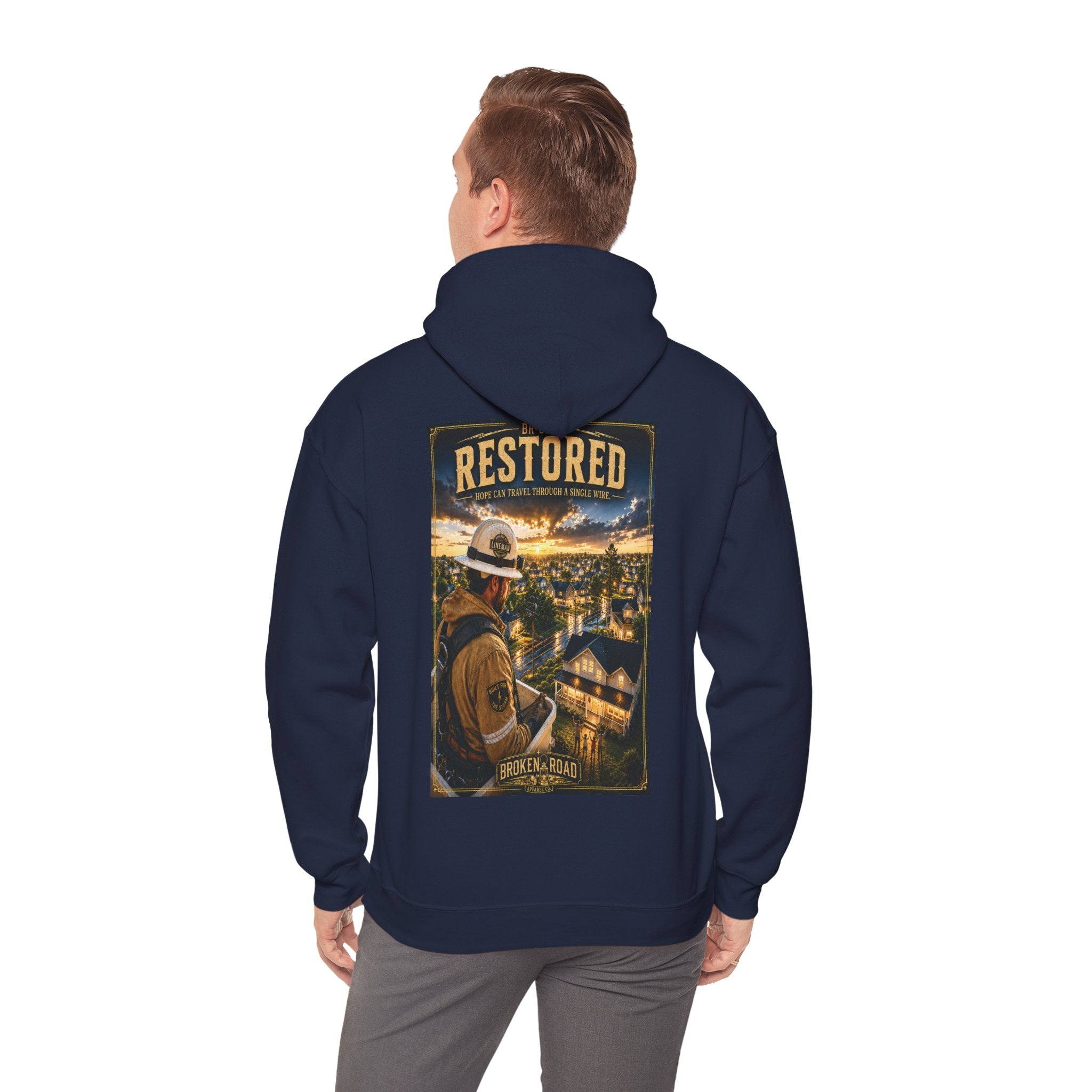 Restored™ | Heavy Blend Hoodie | Broken Road Apparel Co.