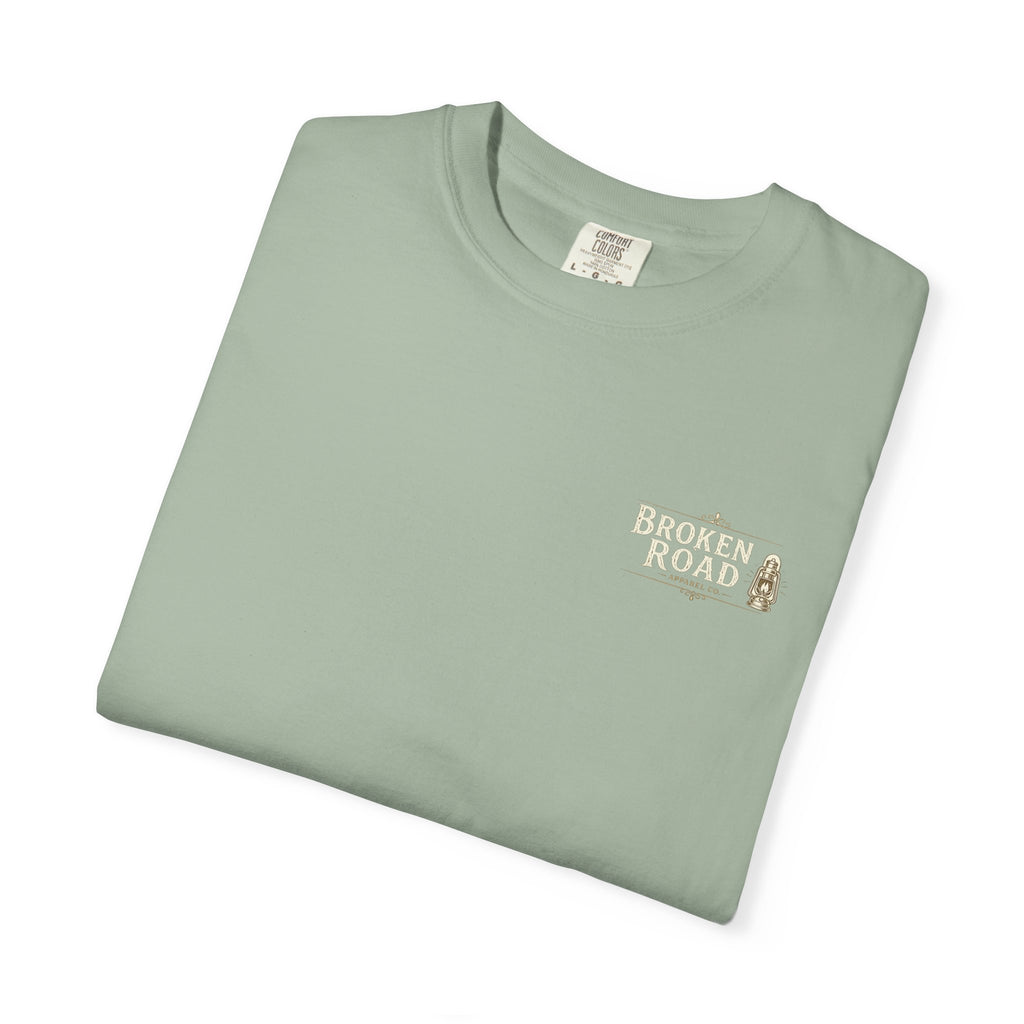 Finally Home™ | Premium Garment-Dyed T-Shirt | Broken Road Apparel Co.